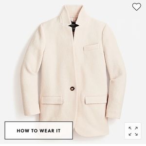 Jcrew Leighton blazer-jacket in Italian boiled wool 0,2